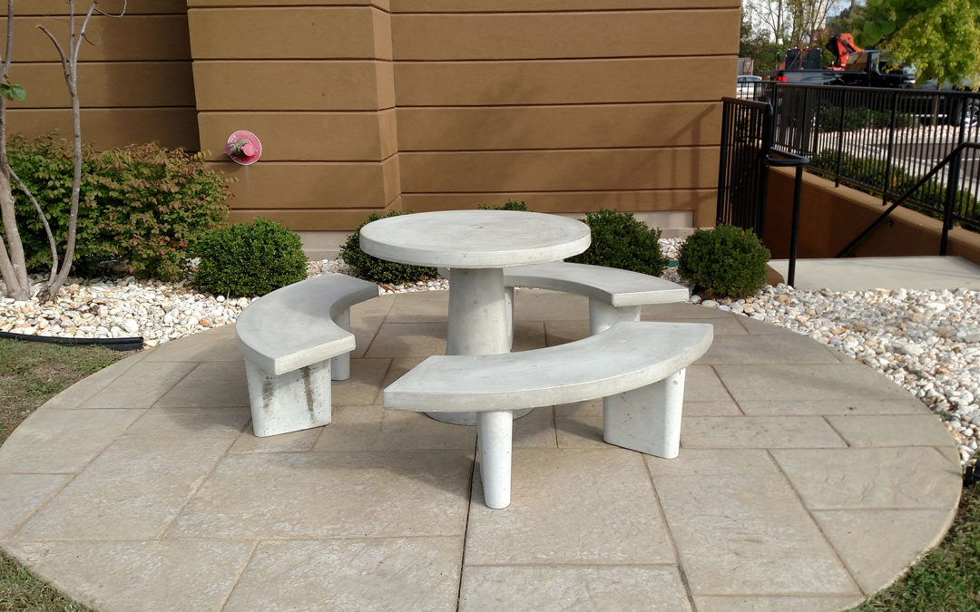 Precast Concrete Park Benches Tables Reading Precast   Precast Concrete Table And Benches 1080x675 